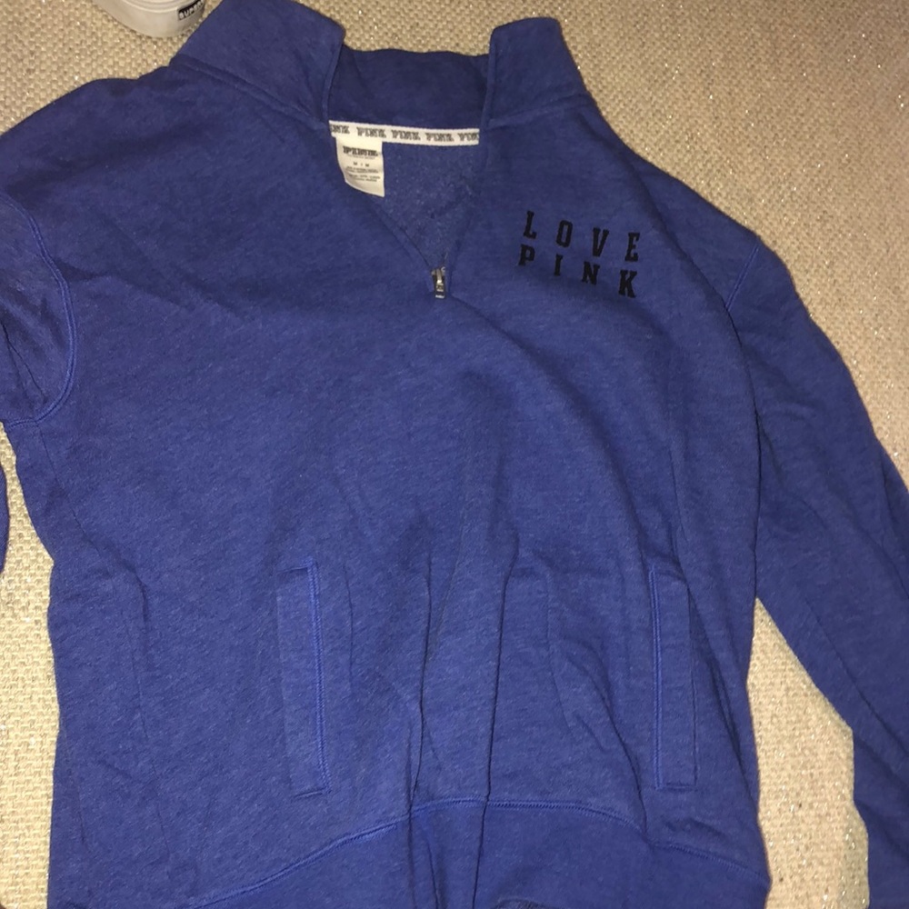 Victoria’s Secret Pink quarter zip sweatshirt